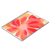Carnet peinture à fleurs Abstraites (Côté gauche)