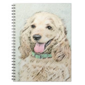 Carnet Peinture à la boule de Cocker Spaniel - Art origin (Devant)