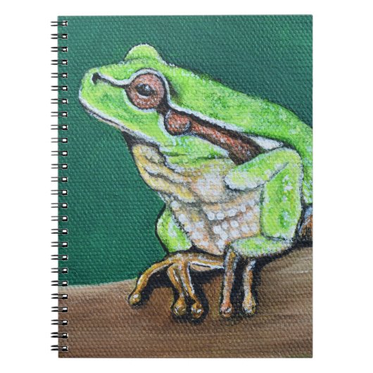 Carnet Peinture à la grenouille (Devant)