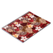 Carnet Peinture à la main Abstraite aquarelle Leopard Zeb (Côté gauche)