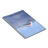 Carnet Peinture à la souris - Oiseau original (Côté Droit)