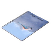 Carnet Peinture à la souris - Oiseau original (Côté gauche)