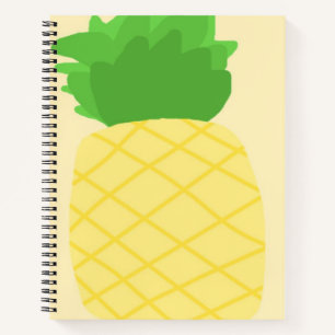 Carnet peinture à l'ananas