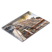 Carnet peinture à l'aquarelle d'Amsterdam (Côté gauche)