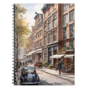 Carnet peinture à l'aquarelle d'Amsterdam