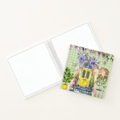 Carnet Peinture à l'aquarelle Points polka Jardin vert Es (Intérieur)