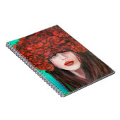 Carnet Peinture à l'huile Abstraite montrant le visage de (Côté Droit)