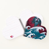 Carnet Peinture à l'huile de Neptune Crimson (Intérieur)