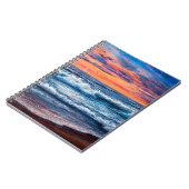 Carnet peinture à l'huile d'Océan et plage sur toile. g r (Côté gauche)