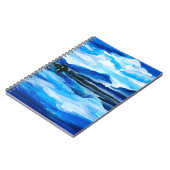 Carnet Peinture à l'huile du crépuscule sur le lac de mon (Côté gauche)