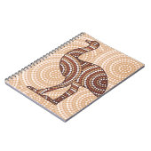 Carnet Peinture à points d'emu autochtone (Côté gauche)