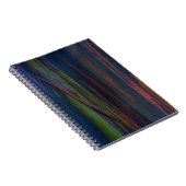 Carnet Peinture abstraite bleu vert et marron (Côté Droit)