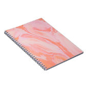 CARNET PEINTURE ABSTRAITE BLEUE ET BLANCHE (Côté Droit)