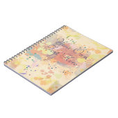 Carnet Peinture Abstraite colorée (Côté gauche)