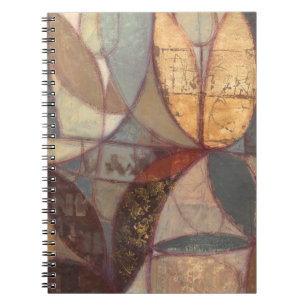 Carnet Peinture abstraite de feuille florale par le
