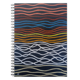 Carnet Peinture Abstraite de Front de Mer par Alfred Fox