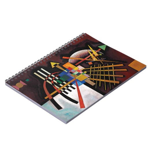 Carnet Peinture abstraite de Kandinsky, œuvre d'art class (Côté gauche)
