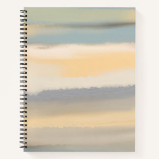 Carnet Peinture abstraite de paysage à l'aquarelle assour