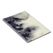 Carnet Peinture abstraite d'encre sur la texture de (Côté Droit)