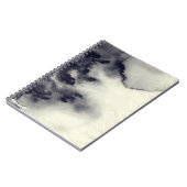 Carnet Peinture abstraite d'encre sur la texture de (Côté gauche)