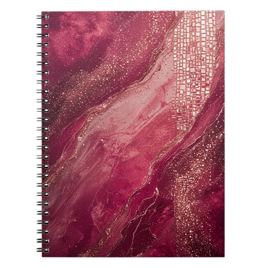 Carnet Peinture Abstraite Élégante (Devant)