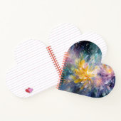 Carnet Peinture Abstraite Florale Vibrante avec Explosion (Intérieur)