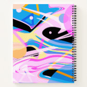 Carnet Peinture Abstraite géométrique à trois dimensions (Dos)