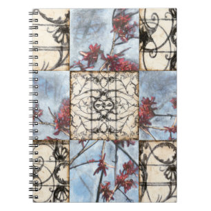 Carnet Peinture abstraite lambrissée de Scrollwork