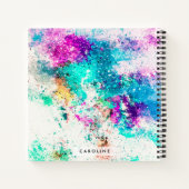 Carnet Peinture Abstraite mignonne (Dos)