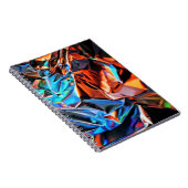 Carnet Peinture abstraite multicolore (Côté Droit)
