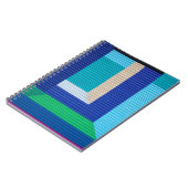 Carnet Peinture abstraite multicolore (Côté gauche)