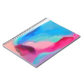 Carnet Peinture abstraite multicolore (Côté gauche)