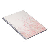 CARNET PEINTURE ABSTRAITE ROUGE ET BLANCHE (Côté Droit)