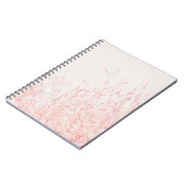 CARNET PEINTURE ABSTRAITE ROUGE ET BLANCHE (Côté gauche)