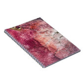Carnet Peinture abstraite rouge et brune (Côté Droit)