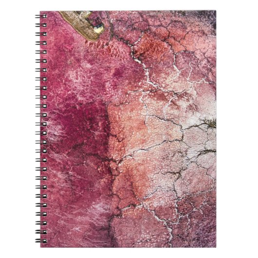 Carnet Peinture abstraite rouge et brune (Devant)