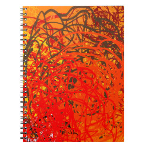 Carnet Peinture Abstraite sur toile. Art fait main. Color