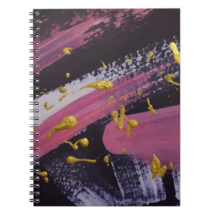 Carnet Peinture Abstraite. Texture artisanale. Peinture à
