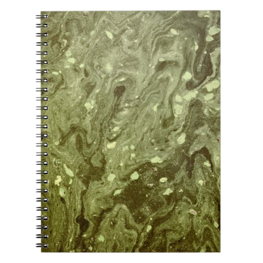 Carnet Peinture abstraite verte (Devant)