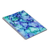 Carnet Peinture abstraite violette et bleue (Côté Droit)