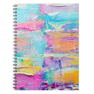 Carnet Peinture acrylique dessinée à la main. Arrière-gro