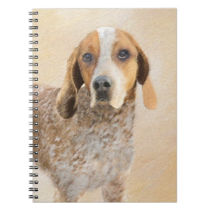 Carnet Peinture américaine anglaise sur pilon - Chien Art