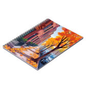 Carnet Peinture aquarelle du feuillage d'automne à Boston (Côté gauche)