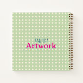 Carnet Peinture aquarelle personnalisée Collage art (Dos)