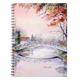 Carnet Peinture aquarelle sur le Pont Arché