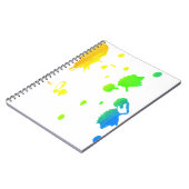 Carnet Peinture arc-en-ciel (Côté gauche)