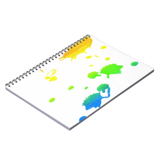 Carnet Peinture arc-en-ciel (Côté gauche)