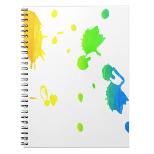 Carnet Peinture arc-en-ciel