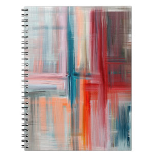 Carnet Peinture artisanale dessinée à la main. Huile sur