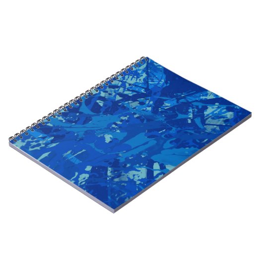 Carnet Peinture artisanale en encre. Mur Abstrait. Créati (Côté gauche)